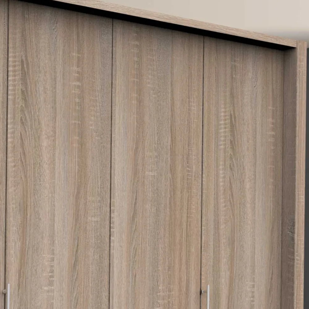 Wohnen 2-türiger Falttüren Schrank mit acht Schubladen - Zayun