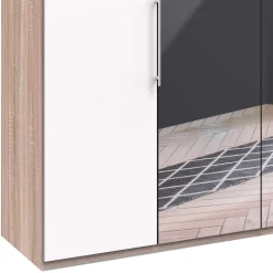 Wohnen 3-türiger Falttüren-Kleiderschrank 300 cm - Vaclyn