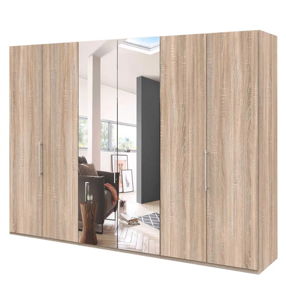 Wohnen 3-türiger Falttüren-Schlafzimmerschrank 300cm - Zayun