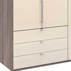 Wohnen 2-türiger Falttürenschrank 200cm in Creme - Calassina