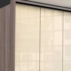 Wohnen 2-türiger Falttürenschrank 200cm in Creme - Calassina