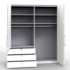 Wohnen 2-türiger Falttürenschrank 200cm in Creme - Calassina