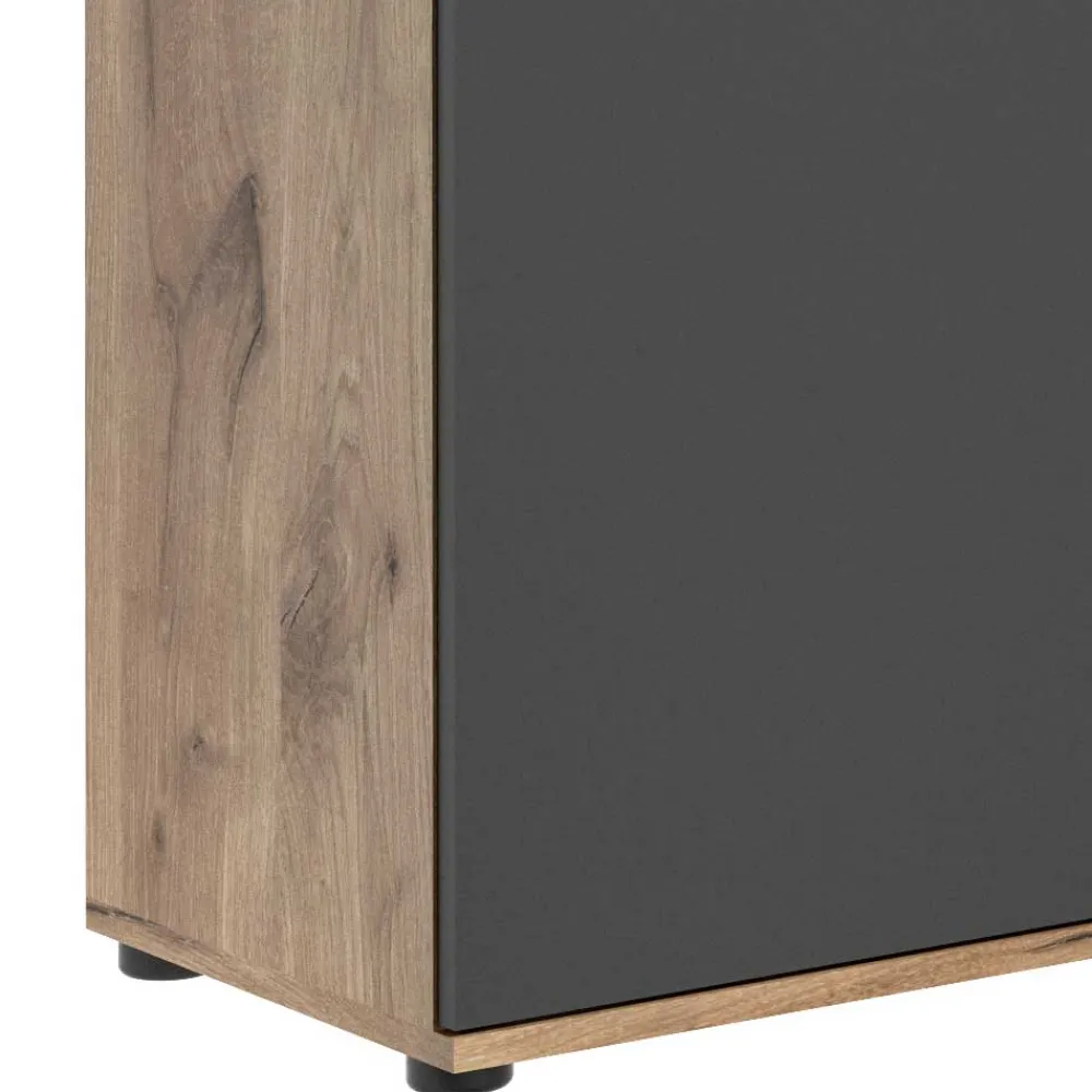 Wohnen Garderobenschränke*2-türiger Flur Kleiderschrank mit Spiegel - Catamaron