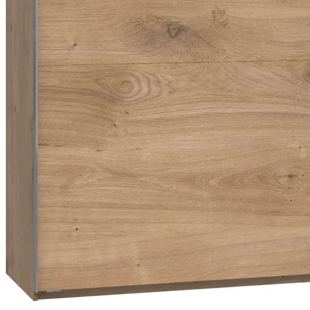 Wohnen Kleiderschränke|Kleiderschränke*4-türiger Gleittürenschrank in Plankeneiche - Dagidoyo