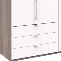 Wohnen 2-türiger Gleittürenschrank mit drei Schubladen - Tivierto