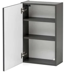 Wohnen Schränke*1-türiger Hängeschrank in Dunkelgrau - Agiruan