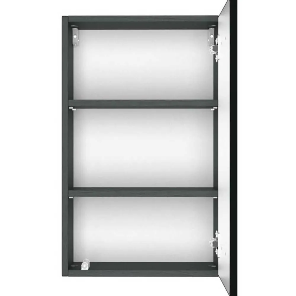 Wohnen Schränke*1-türiger Hängeschrank in Dunkelgrau - Agiruan