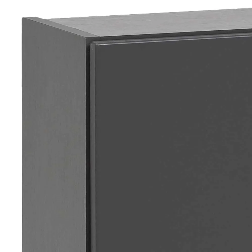 Wohnen Schränke*1-türiger Hängeschrank in Dunkelgrau - Agiruan
