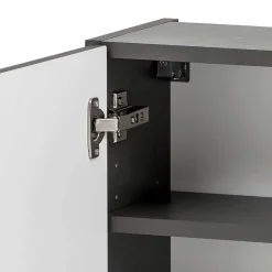 Wohnen Schränke*1-türiger Hängeschrank in Dunkelgrau - Agiruan