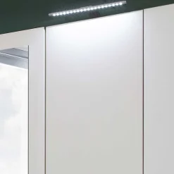 Wohnen Kleiderschränke*6-türiger Kleiderschrank in Weiß mit Spiegel - Furcia