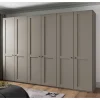 Wohnen 6-türiger Kleiderschrank in Hellgrau - Ridonna