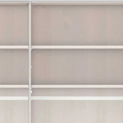 Wohnen 6-türiger Kleiderschrank in Hellgrau - Ridonna