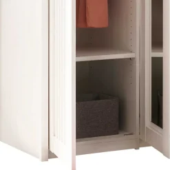 Wohnen Kleiderschränke|Kleiderschränke*3-türiger Kleiderschrank in Weiß & Eiche Dekor - Malvissa