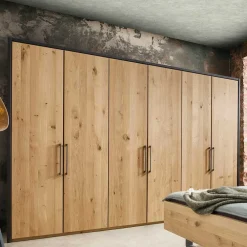 Wohnen 6-türiger Kleiderschrank in zwei Höhen - Siestago