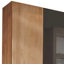 Wohnen 3-türiger Kleiderschrank in Erle teilmassiv - Hung