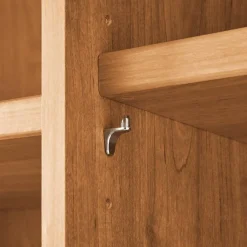 Wohnen 3-türiger Kleiderschrank in Erle teilmassiv - Hung