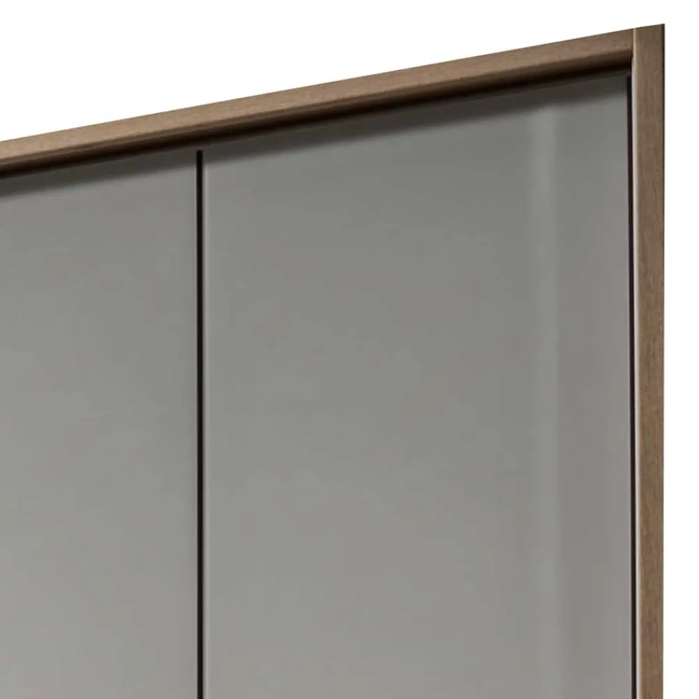 Wohnen Schränke|Kleiderschränke*6-türiger Kleiderschrank in Beige Glas - Crascanu