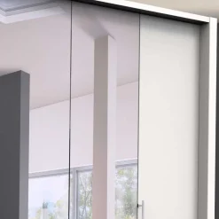 Wohnen 2-türiger Kleiderschrank mit Falttüren in Weiß - Donpiave