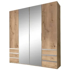 Wohnen 4-türiger Kleiderschrank mit sechs Schubladen - Dagidoyo