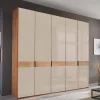 Wohnen 5-türiger Kleiderschrank mit Glasfront - Angelina