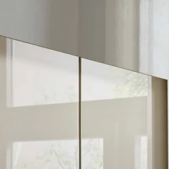 Wohnen 5-türiger Kleiderschrank mit Glasfront - Angelina