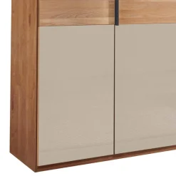 Wohnen 5-türiger Kleiderschrank mit Glasfront - Angelina