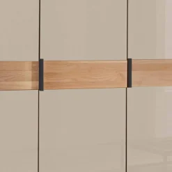 Wohnen 5-türiger Kleiderschrank mit Glasfront - Angelina