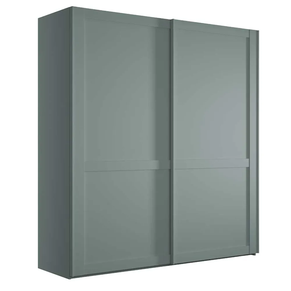Wohnen Kleiderschränke|Schränke*2-türiger Kleiderschrank mit Schwebetüren - modern - Rajavo