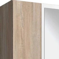 Wohnen Weiße Möbel|Glasmöbel*6-türiger Kleiderschrank mit zwei Schubladen - Coint