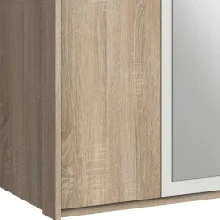 Wohnen Weiße Möbel|Glasmöbel*6-türiger Kleiderschrank mit zwei Schubladen - Coint