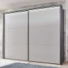 Wohnen Graue Möbel|Kleiderschränke*2-türiger Kleiderschrank mit Schwebetüren - Dandy