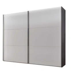 Wohnen Graue Möbel|Kleiderschränke*2-türiger Kleiderschrank mit Schwebetüren - Dandy