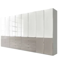 Wohnen 8-türiger Kleiderschrank mit acht Schubladen - Pascan