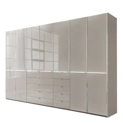 Wohnen 7-türiger Kombi-Kleiderschrank 345 cm breit - Nucina