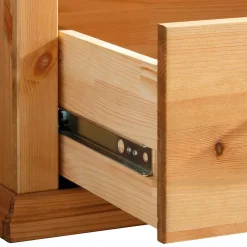 Wohnen 6-türiger Massiver Kleiderschrank mit 3 Schubladen - Inhusa