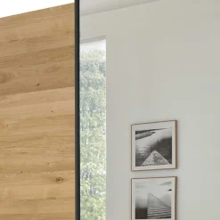 Wohnen Kleiderschränke|Kleiderschränke*3-türiger Schiebetürenschrank mit Spiegel - Siestago