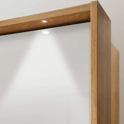 Wohnen Kleiderschränke|Kleiderschränke*6-türiger Schlafraum Kleiderschrank in Glas Beige - Emdsiva I