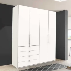 Wohnen 2-türiger Schlafzimmer Falttürenschrank in Weiß - Donpiave