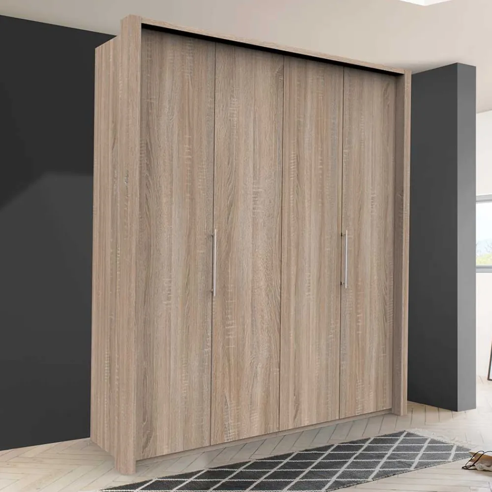 Wohnen 2-türiger Schlafzimmer Kleiderschrank mit Falttüren - Zayun