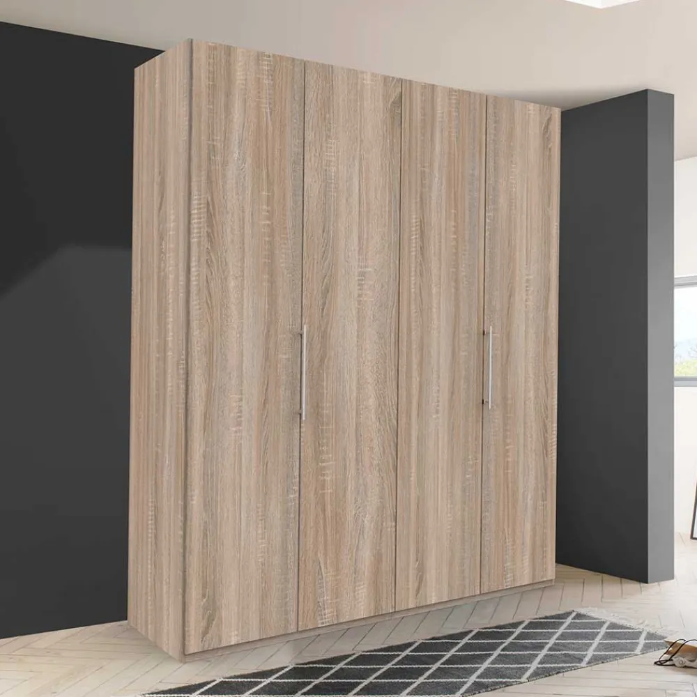 Wohnen 2-türiger Schlafzimmer Kleiderschrank mit Falttüren - Zayun