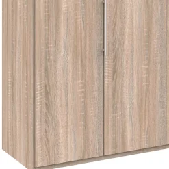 Wohnen 2-türiger Schlafzimmer Kleiderschrank mit Falttüren - Zayun