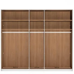 Wohnen 5-türiger Schlafzimmer-Kleiderschrank teilmassiv - Murray