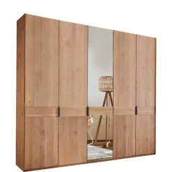 Wohnen 5-türiger Schlafzimmer-Kleiderschrank teilmassiv - Murray