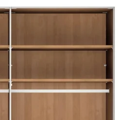 Wohnen 5-türiger Schlafzimmer-Kleiderschrank teilmassiv - Murray