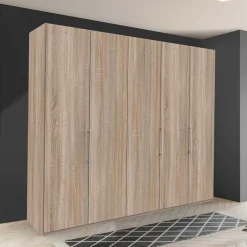 Wohnen 3-türiger Schlafzimmerschrank mit Falttüren - Zayun