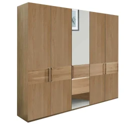 Wohnen 5-türiger Schlafzimmerschrank in Eiche - Emdsiva