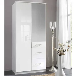 Wohnen 2-türiger Schlafzimmerschrank mit drei Schubladen - Venture