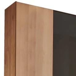 Wohnen Kleiderschränke|Kleiderschränke*6-türiger Schlafzimmerschrank mit Glas - Hung