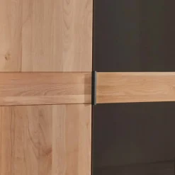 Wohnen Kleiderschränke|Kleiderschränke*6-türiger Schlafzimmerschrank mit Glas - Hung