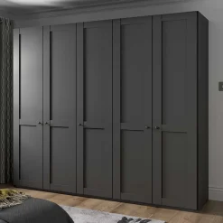 Wohnen Schränke|Kleiderschränke*5-türiger Schlafzimmerschrank - modernes Landhaus - Mataram